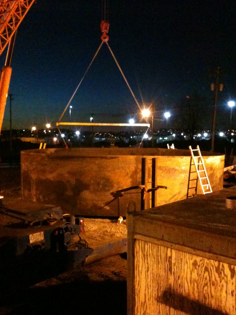 New 1-million-litre diesel tank