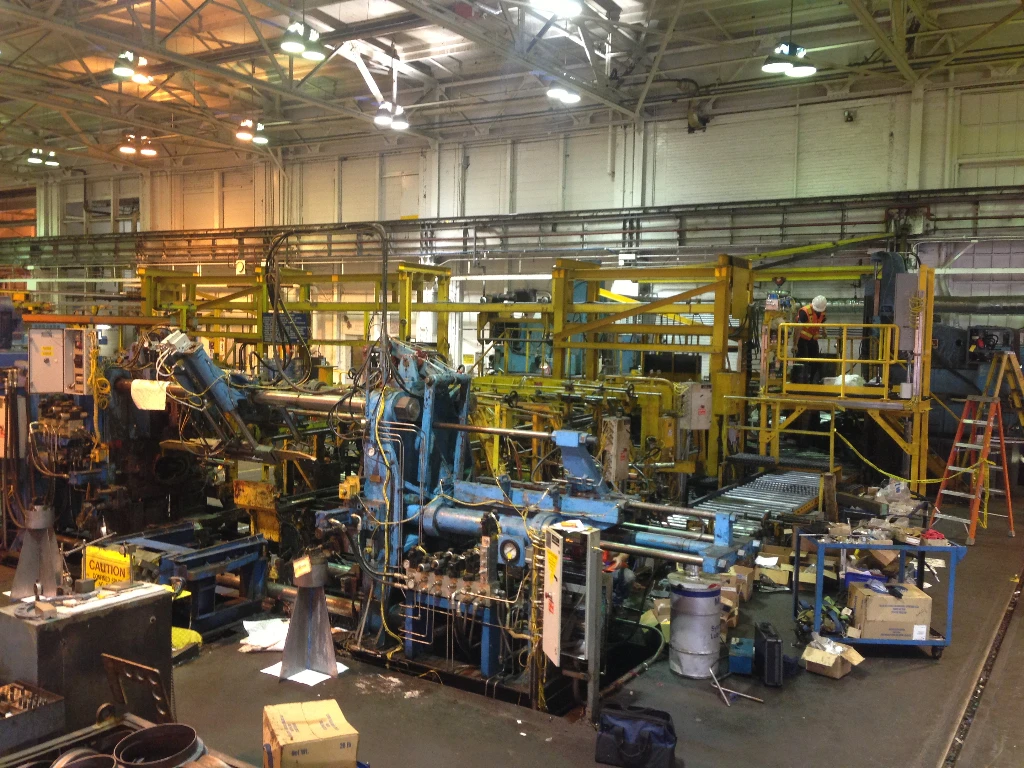 Wheelset dismount press